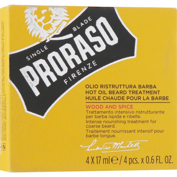 Фото - Олія для бороди Proraso Hot Oil Beard Treatment WS 4x17 мл (8004395001798) Фото - Олія для бороди Proraso Hot Oil Beard Treatment WS 4x17 мл (8004395001798)